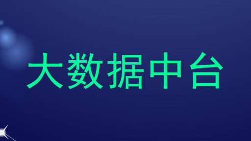 大数据中台
