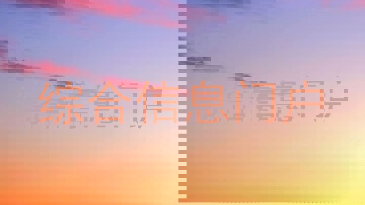 综合信息门户