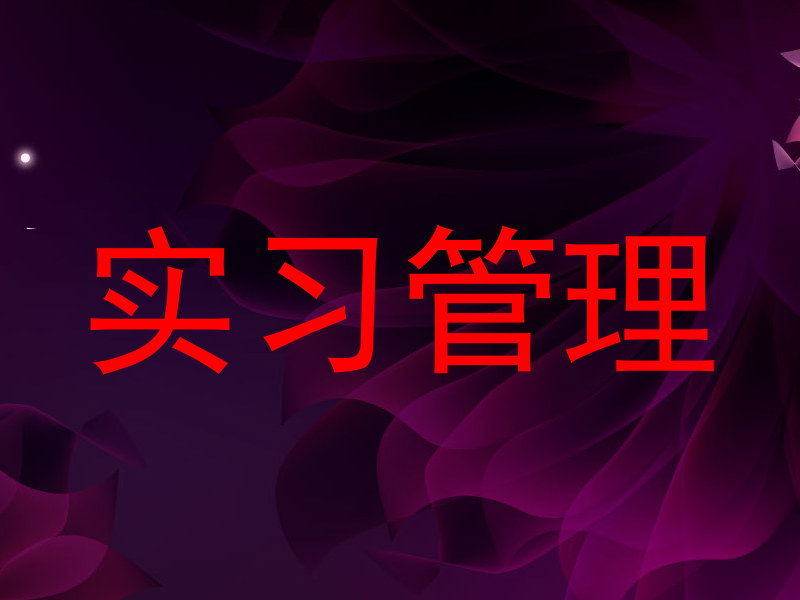 实习管理