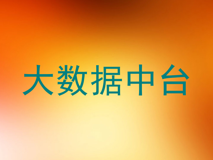 大数据中台