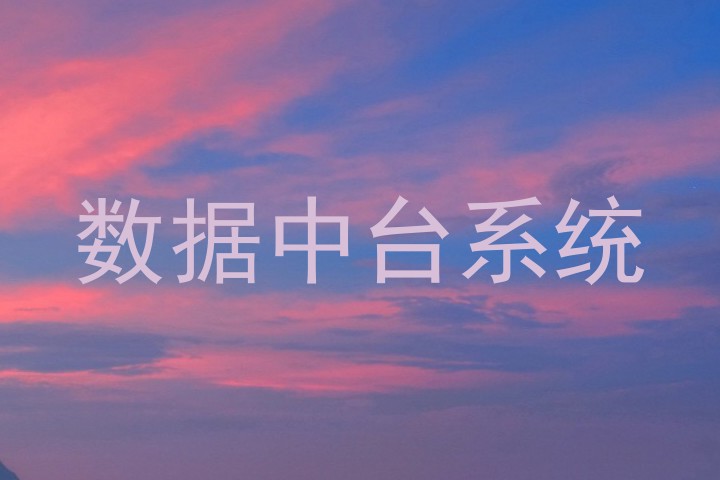 数据中台系统