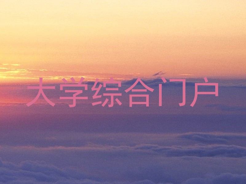 大学综合门户