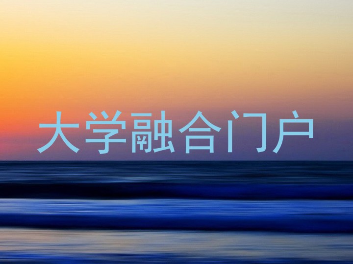 大学融合门户