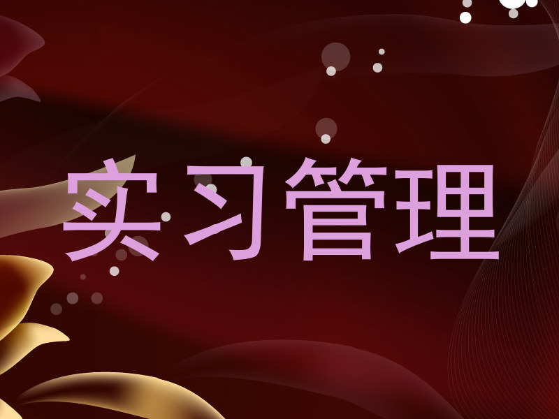 实习管理