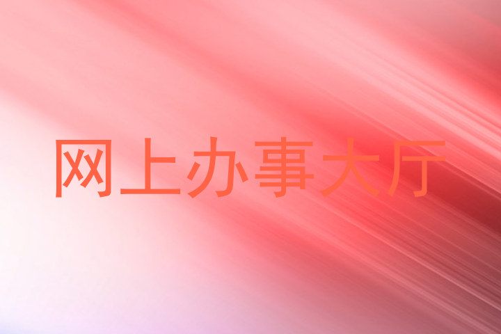 网上办事大厅