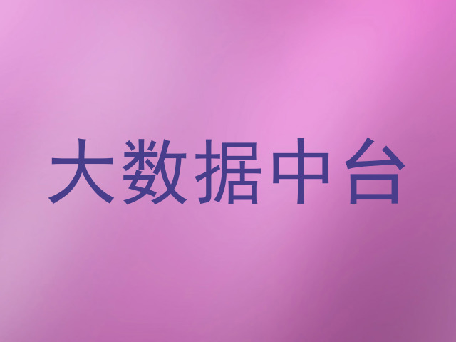 大数据中台