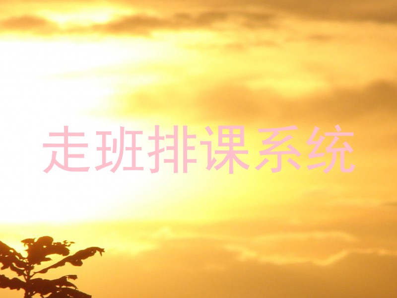 走班排课系统