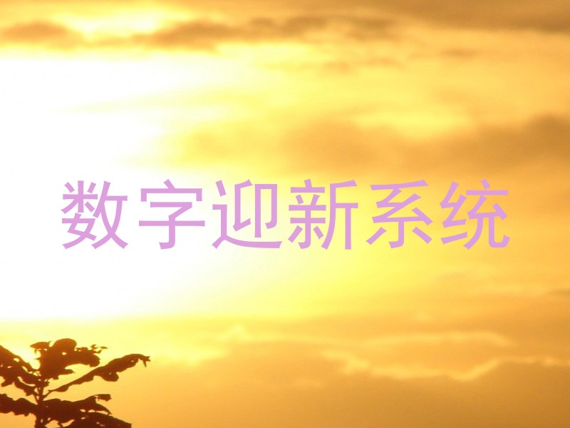 数字迎新系统