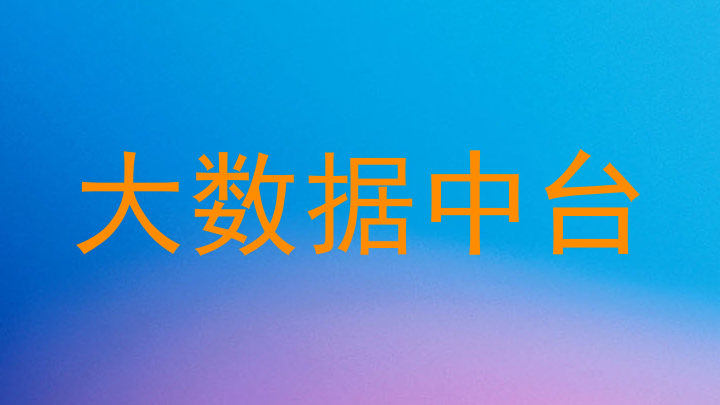 大数据中台