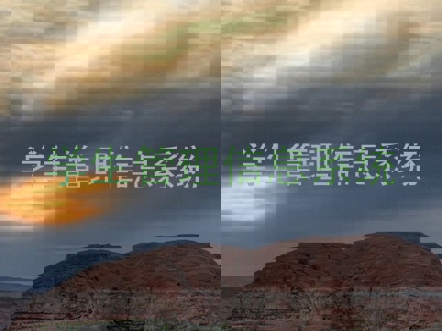 学生管理信息系统