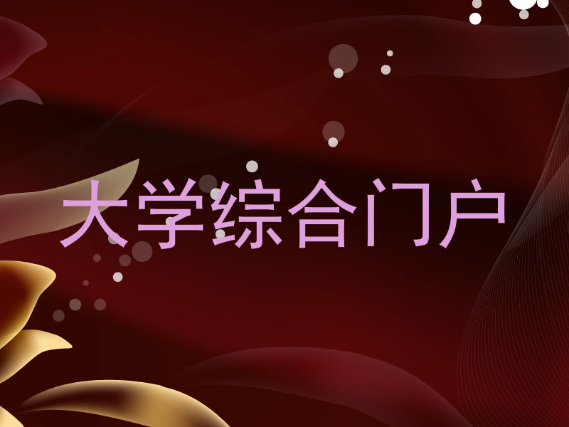 大学综合门户
