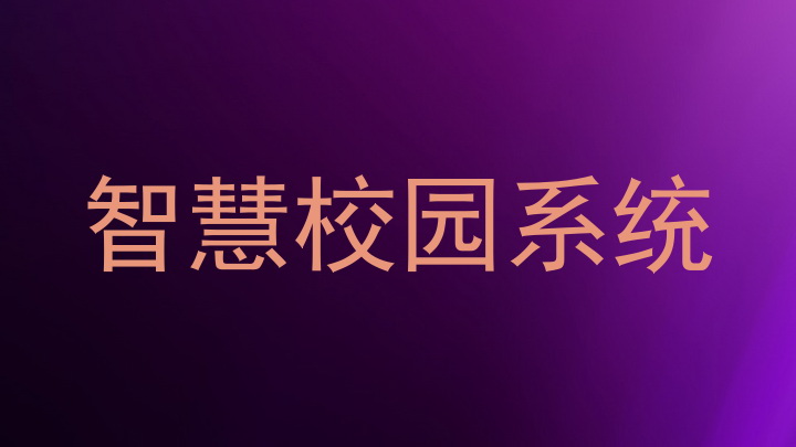 智慧校园系统
