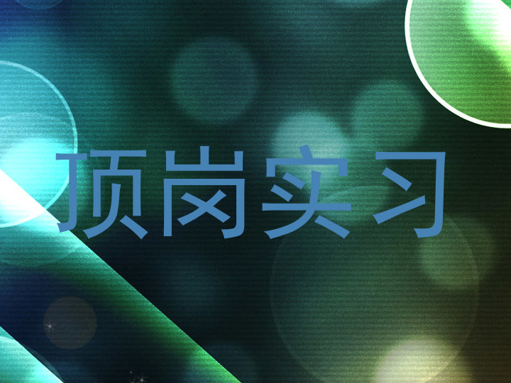 顶岗实习
