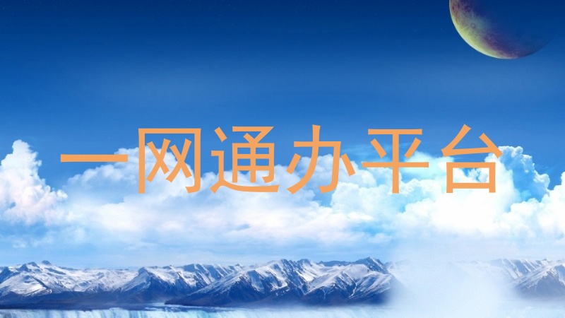 一网通办平台