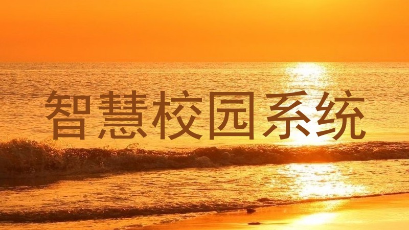 智慧校园系统
