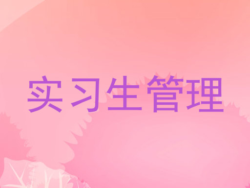 实习生管理
