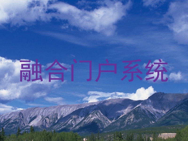 融合门户系统