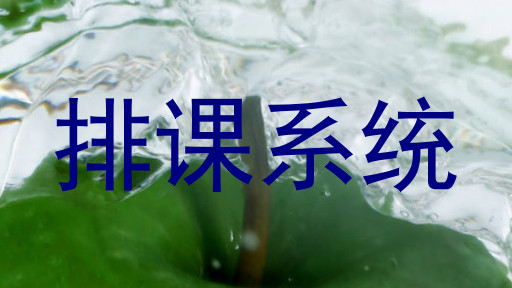 排课系统