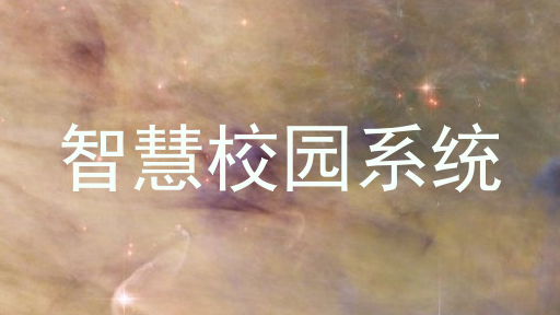 智慧校园系统