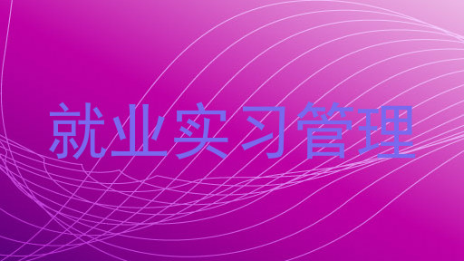 就业实习管理