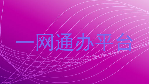 一网通办平台