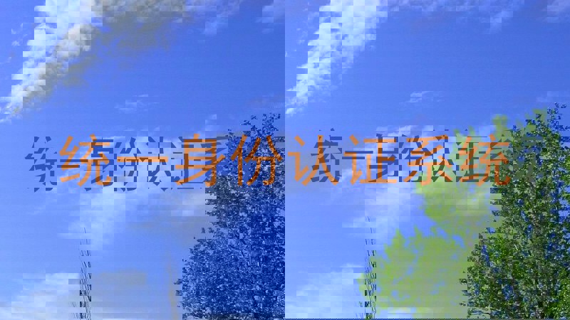 统一身份认证系统