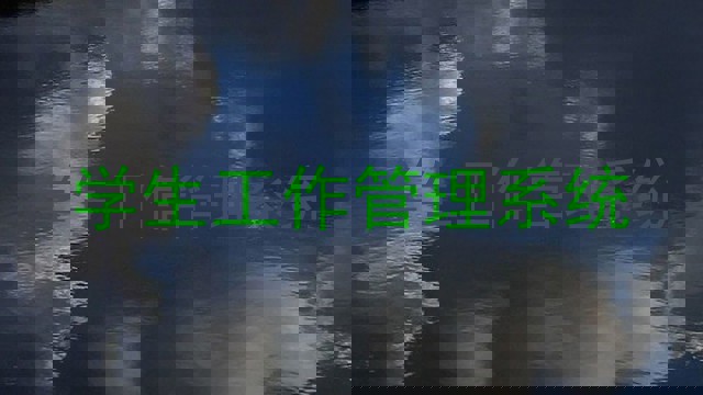 学生工作管理系统