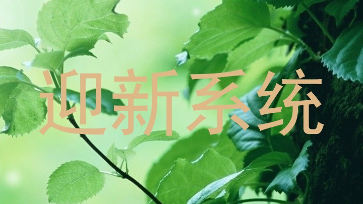 迎新系统