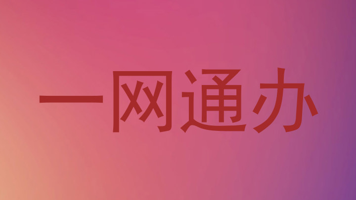 一网通办
