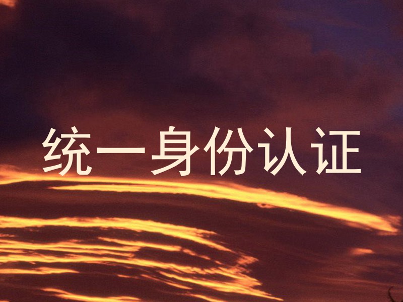 统一身份认证