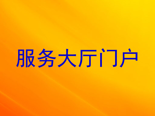 服务大厅门户