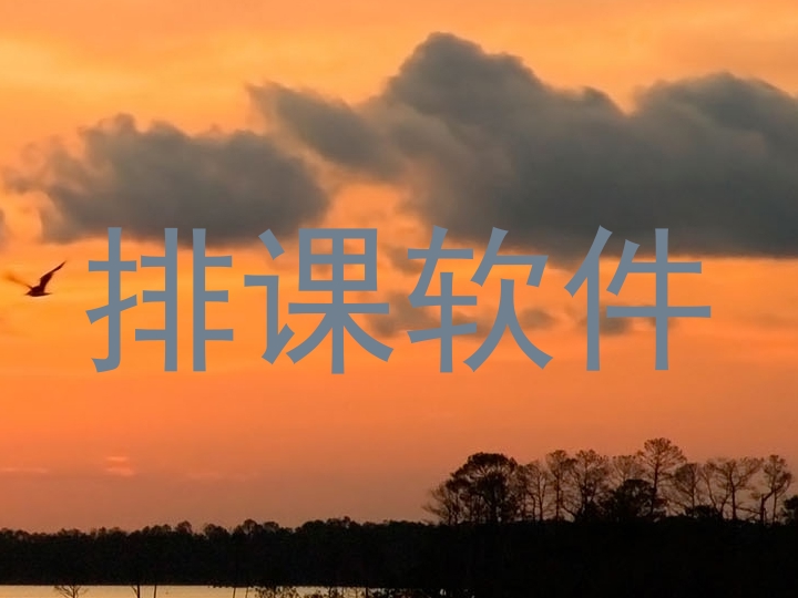 排课软件