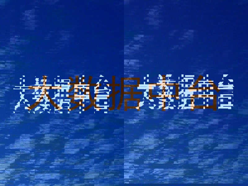 大数据中台