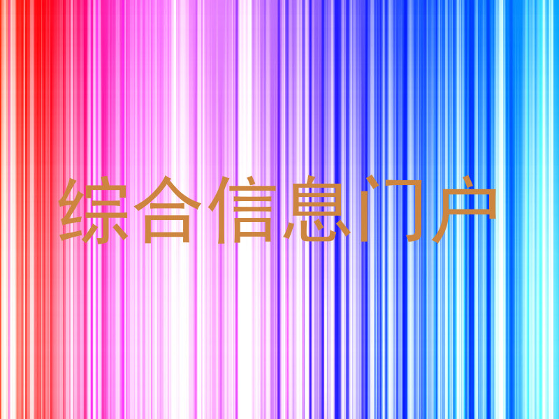 综合信息门户