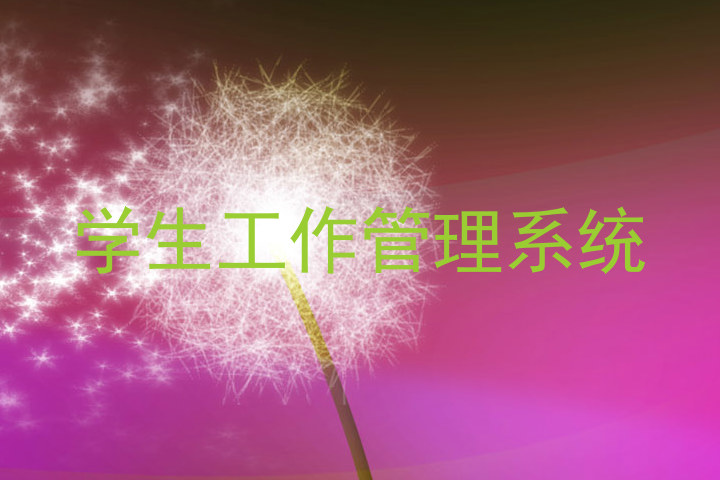 学生工作管理系统