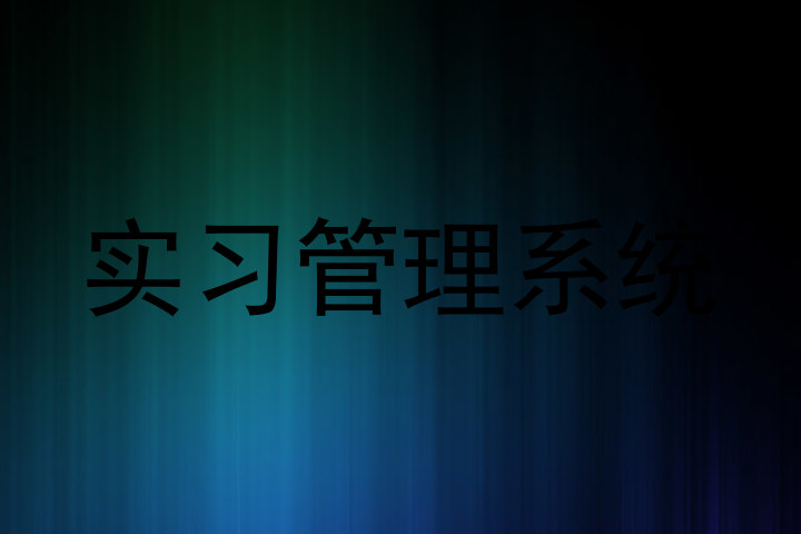 实习管理系统