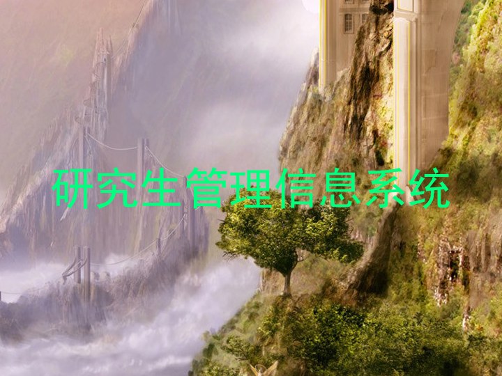 研究生管理信息系统