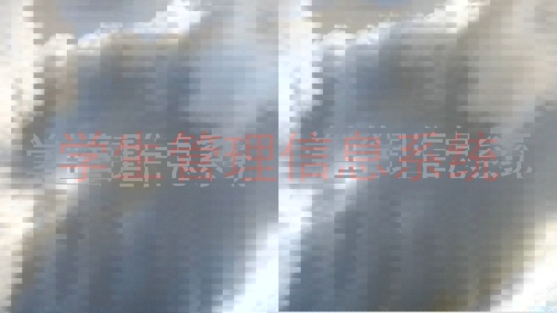 学生管理信息系统
