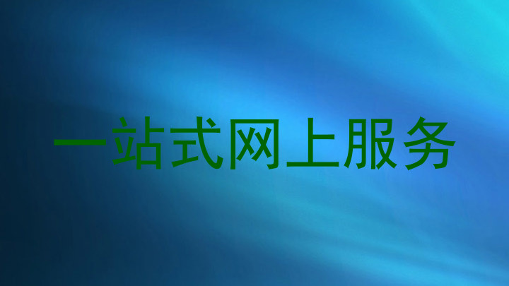 一站式网上服务