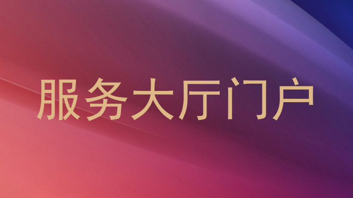 服务大厅门户