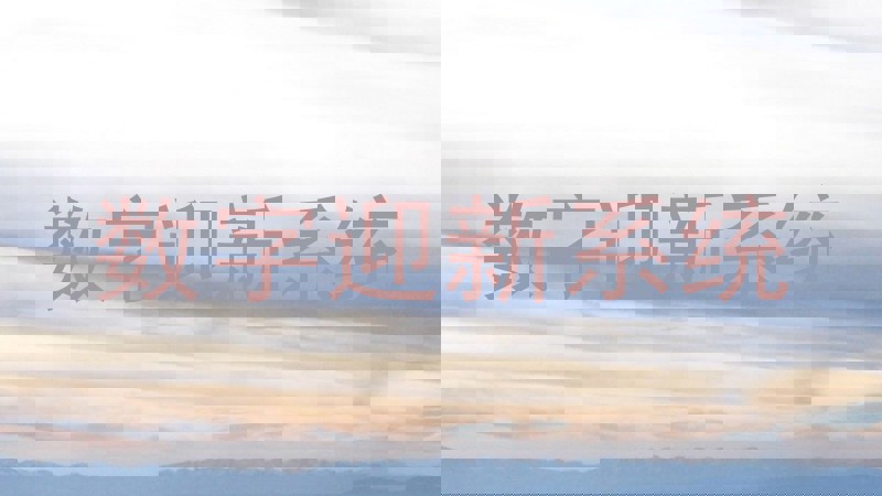 数字迎新系统