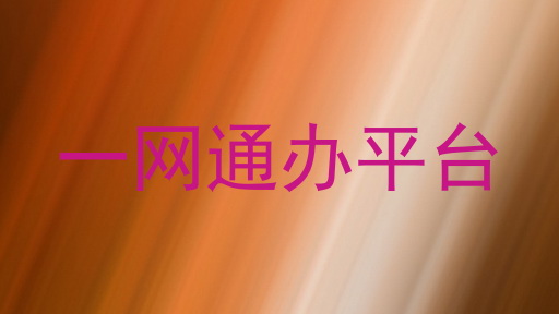 一网通办平台