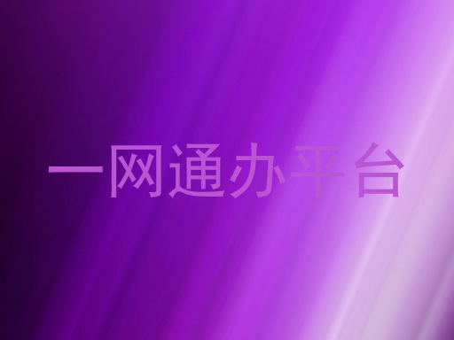 一网通办平台