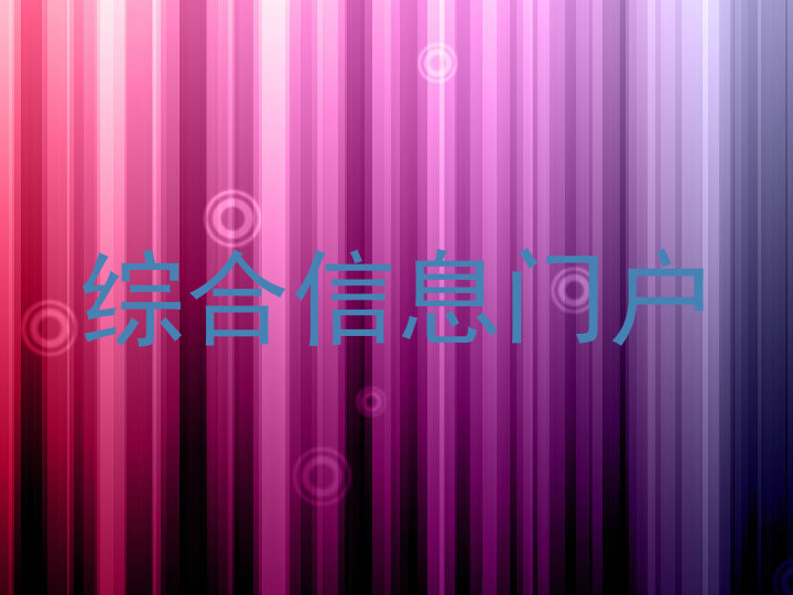 综合信息门户