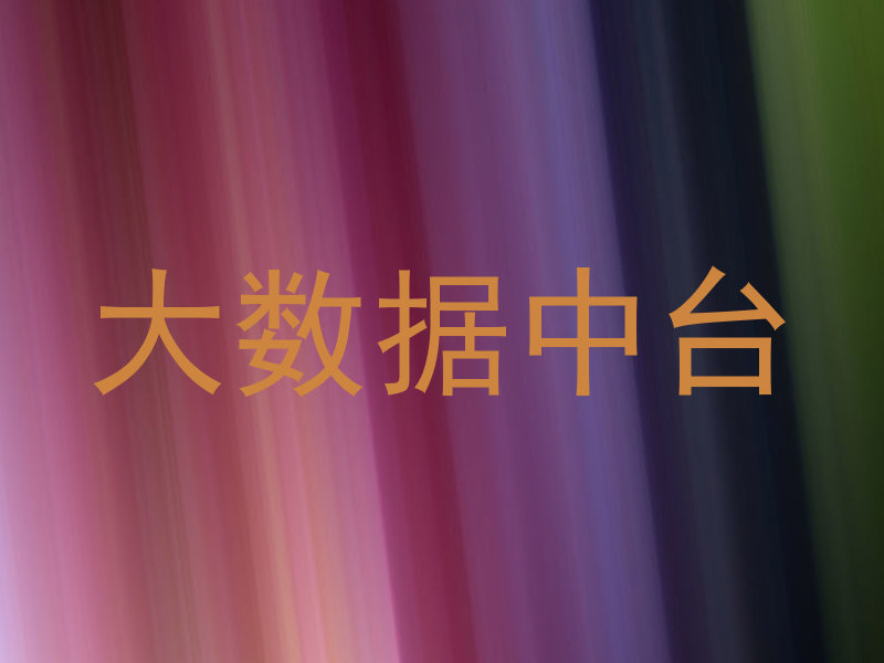 大数据中台