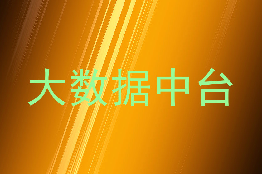 大数据中台