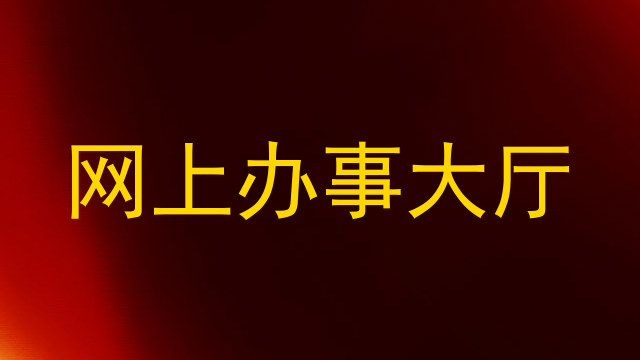 网上办事大厅