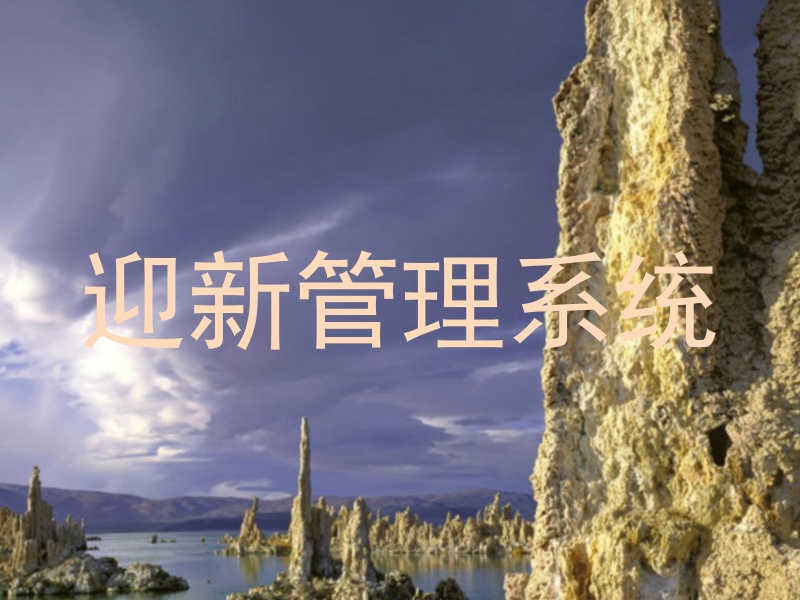 迎新管理系统