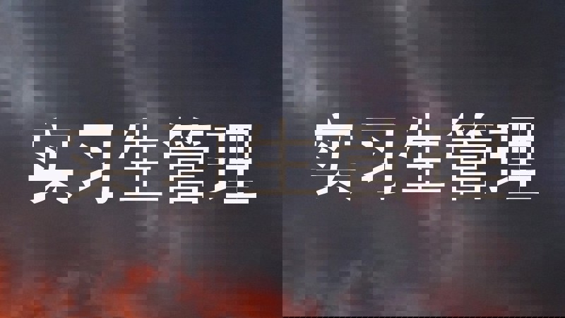 实习生管理
