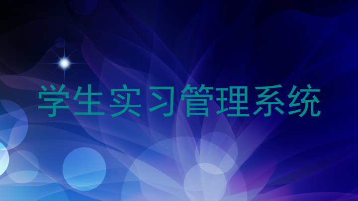 学生实习管理系统